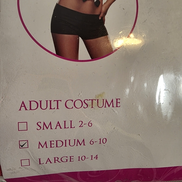Spirit Halloween Referee Costume with Dress, Shorts and Hat Size Med - Picture 2 of 12